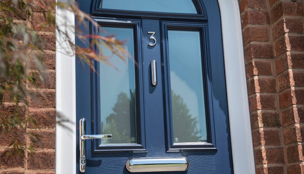 modern composite door top